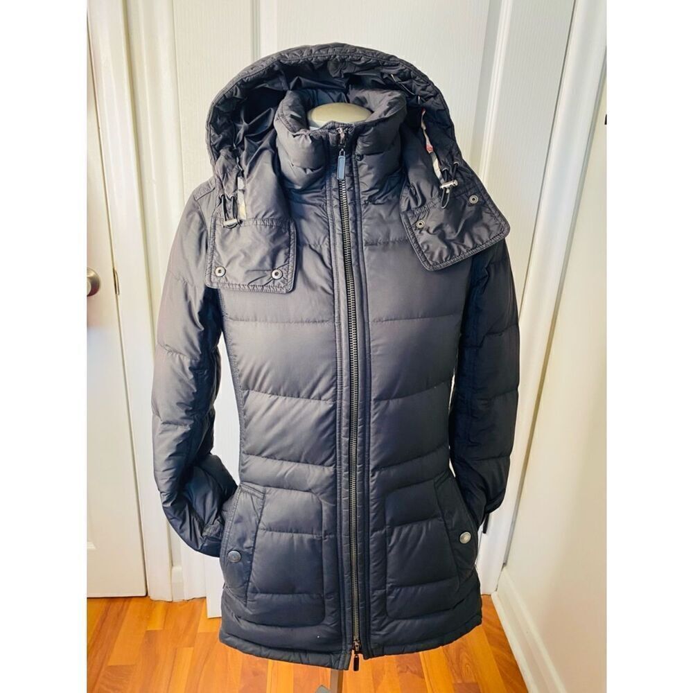 🛍️ Burberry Brit Authentic Vintage Puffer Jacket w Signature Nova Check Lining - Picture 8 of 16